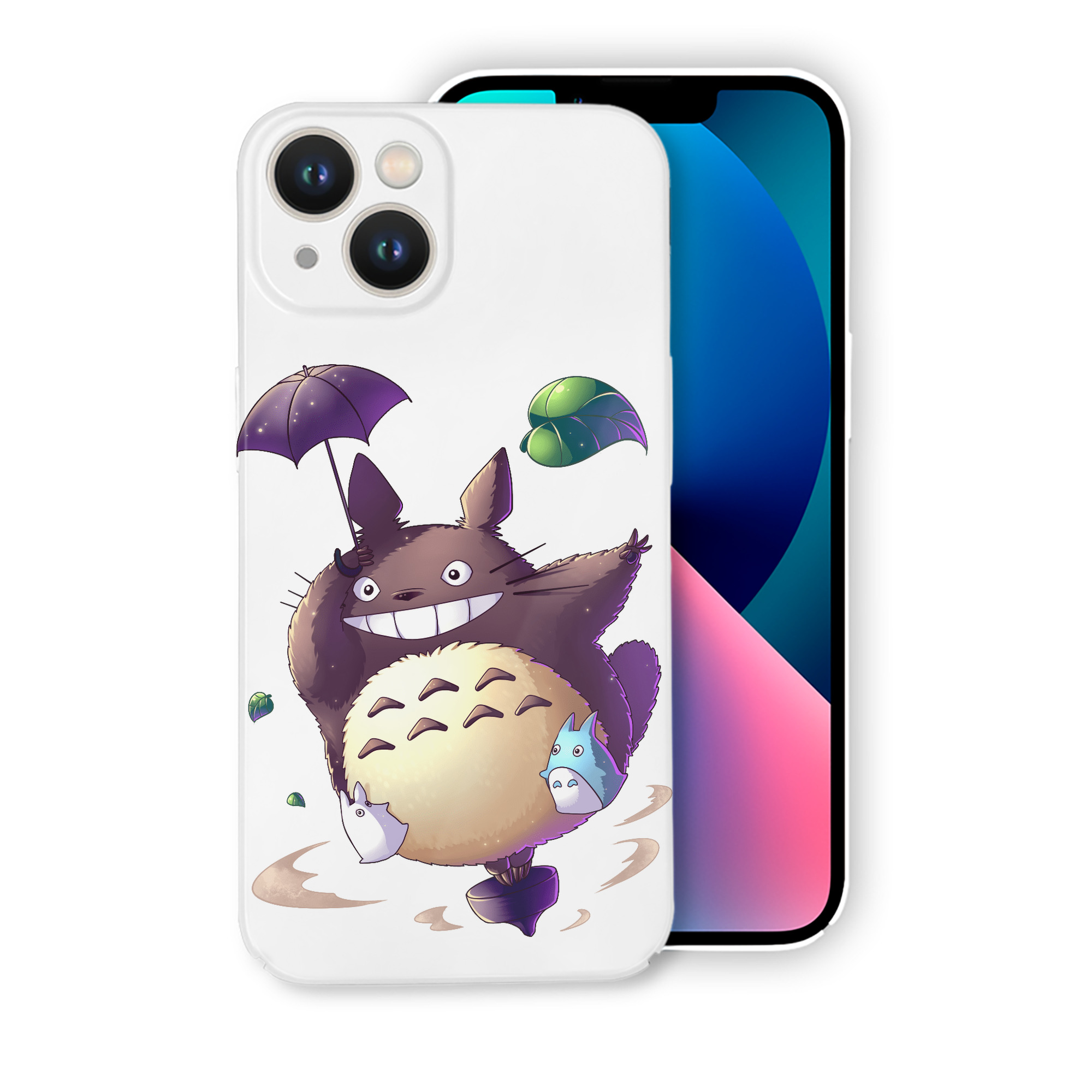 （画像用） となりのトトロ 草壁メイ 草壁サツキ My Neighbor Totoro Satsuki Kusakabe Mei Kusakabe 【iPhone 14シリーズ対応】ハードケース